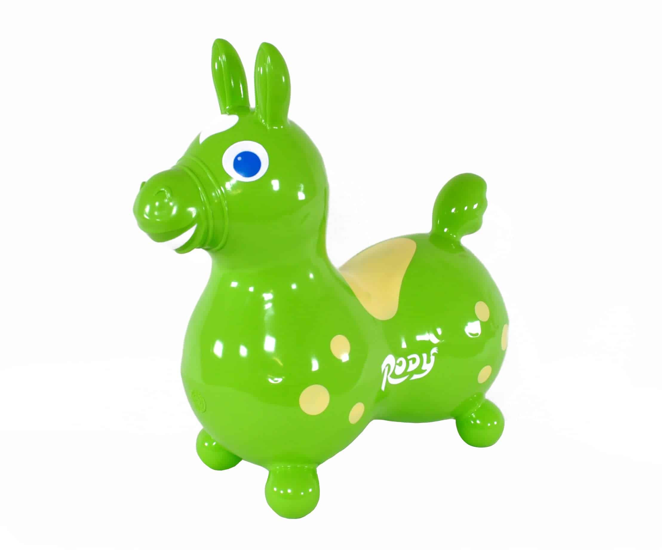 Caballo Saltarín Inflable Gymnic Rody Verde Lima