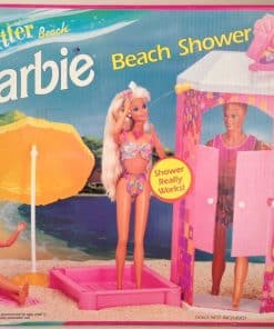 Conjunto de Juego Glitter Beach Barbie Beach Shower de 1992