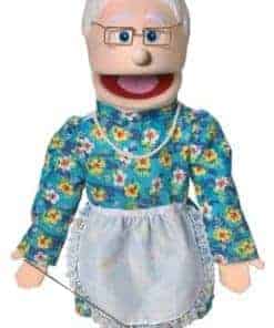 Marioneta Abuela de 25", Color Melocotón, Cuerpo Completo,