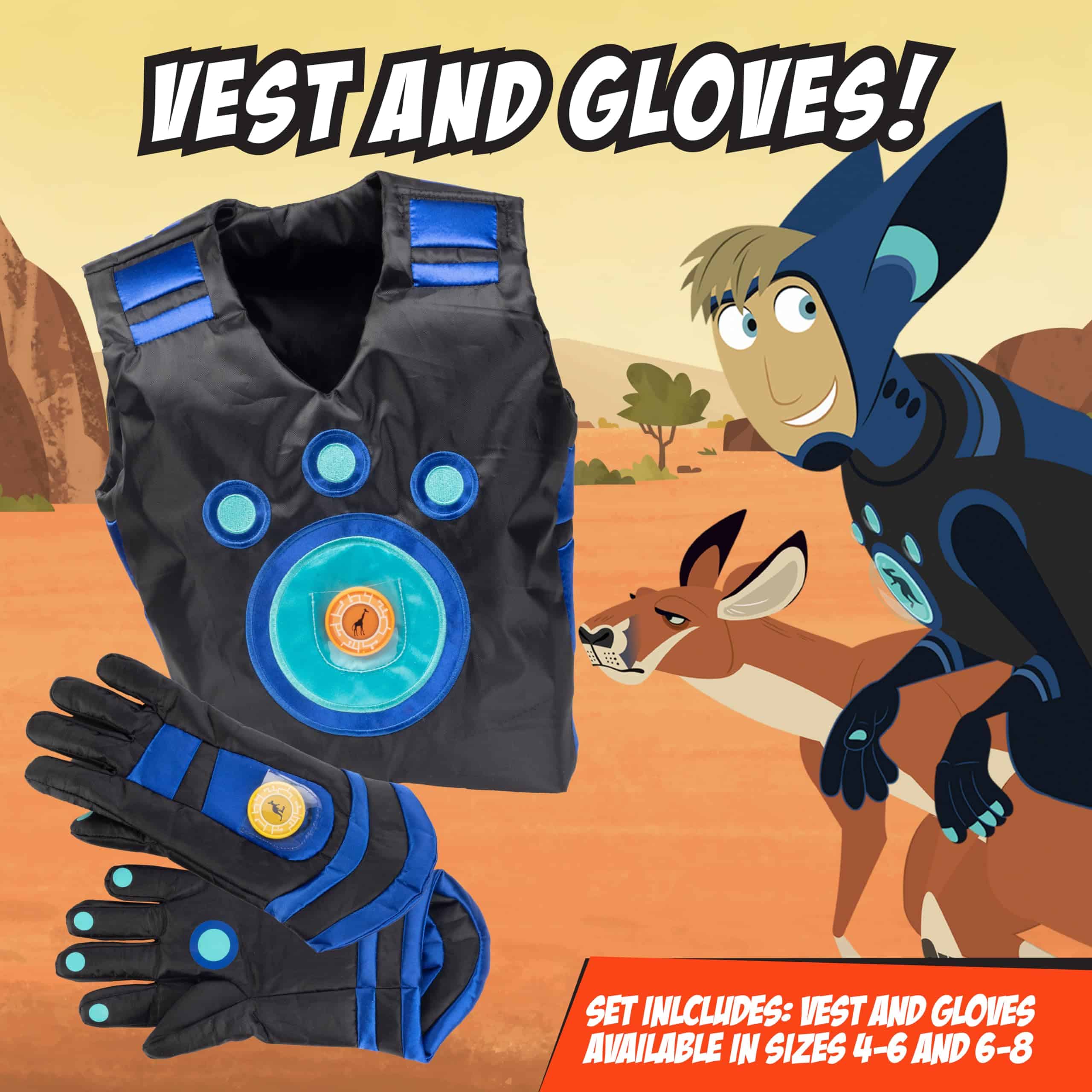 Disfraz de Poder de Criatura Martin Wild Kratts (Grande - Imagen 4