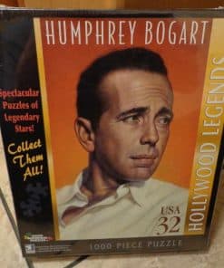 Rompecabezas con sello postal de Humphrey Bogart por White