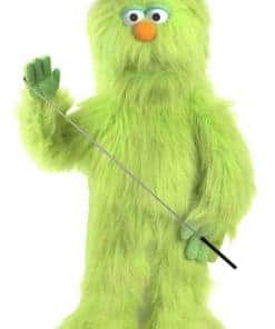 Marioneta de monstruo verde de 30", Estilo de marioneta de