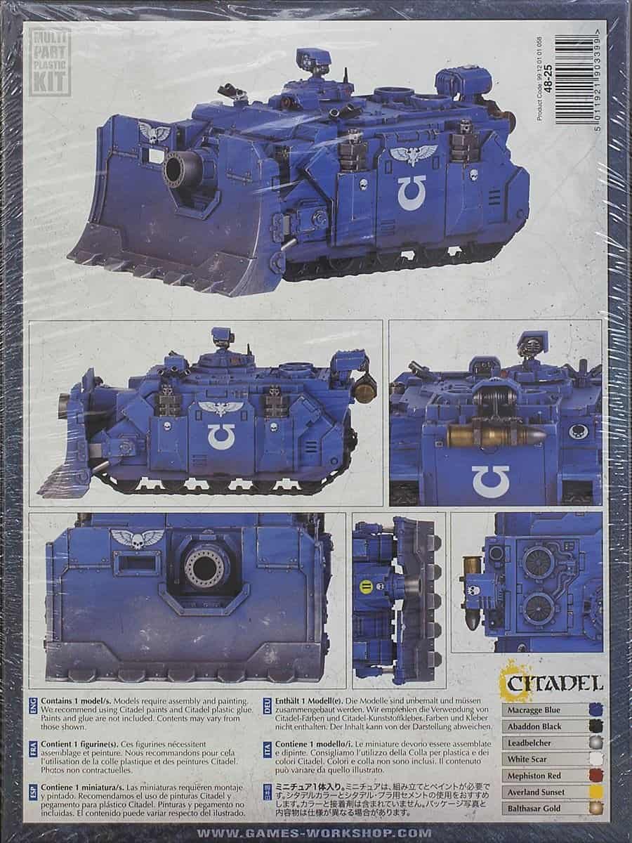 Games Workshop 99120101058 Vindicator Space Marine Juego de - Imagen 3