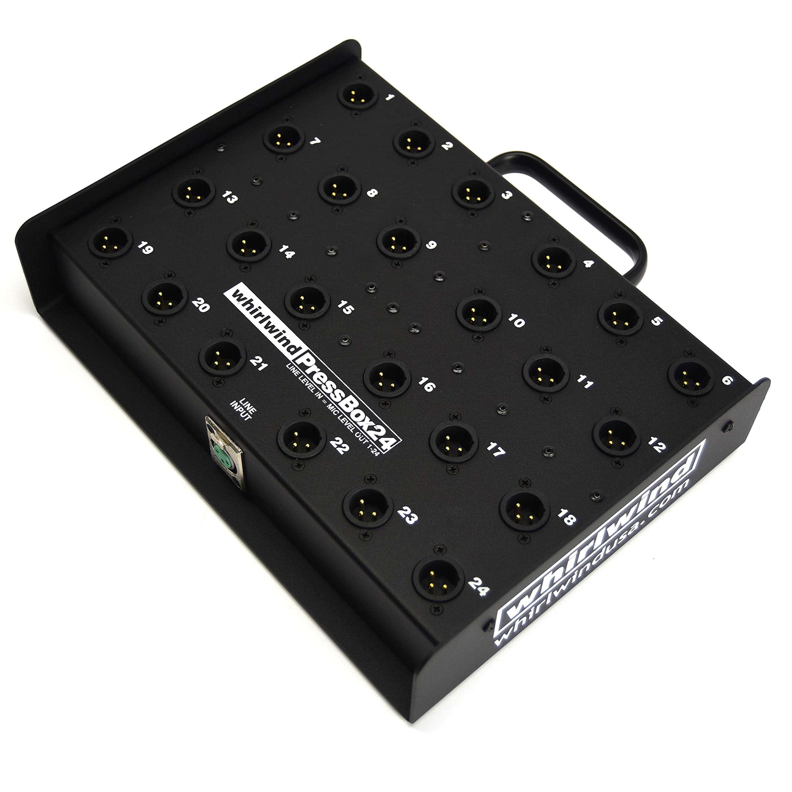 Caja de Prensa Pasiva Whirlwind 1 Línea de Entrada a 24