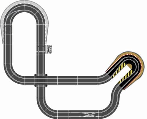 Paquete de Extensión de Pista Scalextric C8512 - 2 Curvas - Imagen 4
