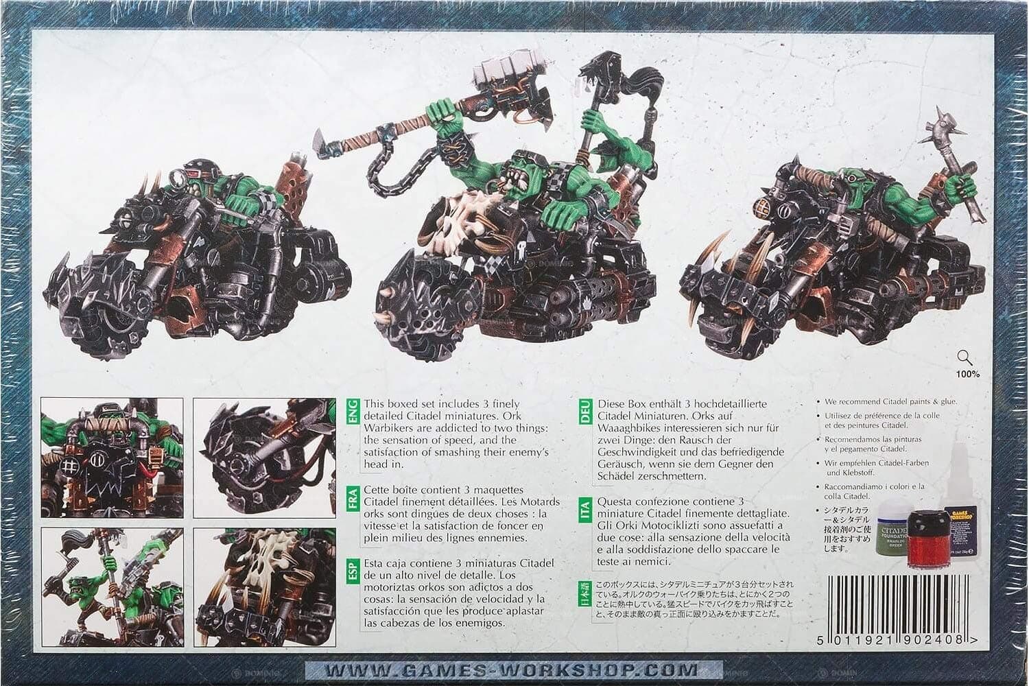 Warhammer 40K Ork Warbiker Mob - Imagen 3