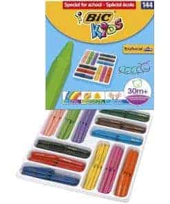 BIC Kids Plastidecor Triángulo Crayolas de Colorear 144