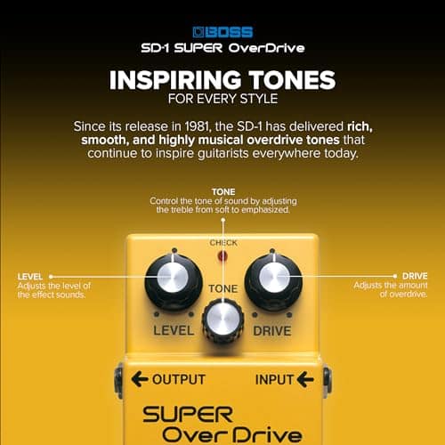 Pedal Boss SD-1 Super Overdrive - Imagen 6