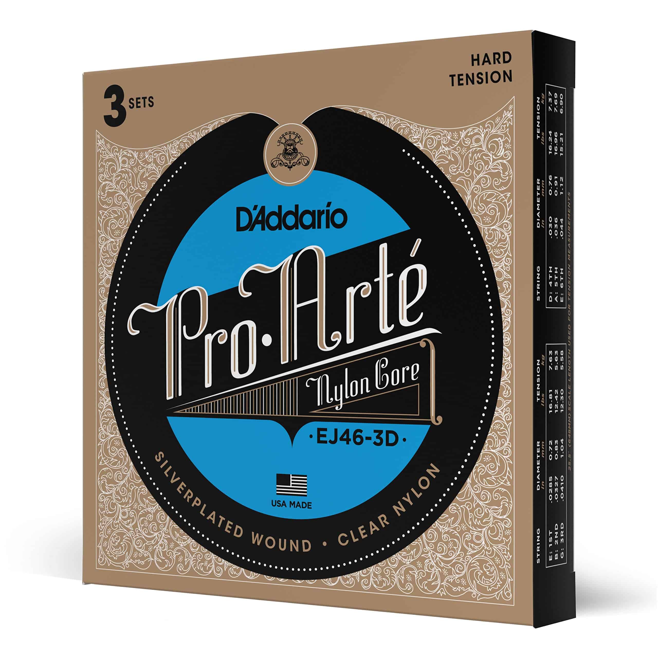 Cuerdas de Guitarra D'Addario - -a, 3-Pack