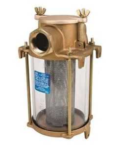 Filtro de agua de entrada de bronce Perko 0493005PLB - 3/4"