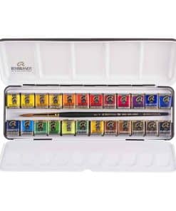 Set de 24 Pans de Acuarela Rembrandt Metal Deluxe