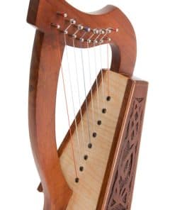 Arpa de Lirio Roosebeck, 8 Cuerdas, Trabajo de Nudos