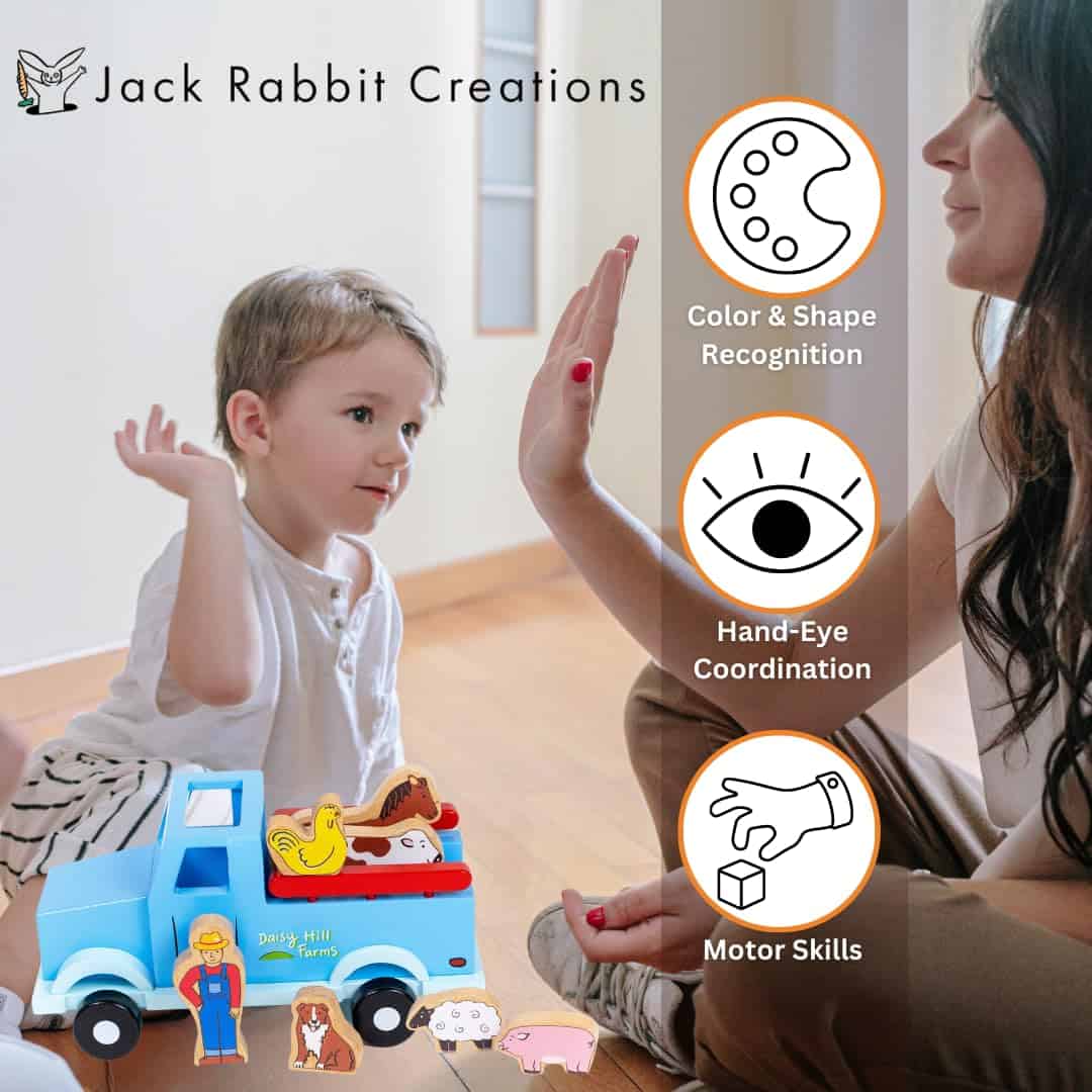 Camión de granja Jack Rabbit Creations Down ON The Farm - Imagen 8