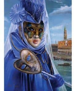 Rompecabezas SunsOut Alex Levin Behind The Mask 1000 piezas