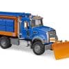 Bruder Toys Mack Granite Winter Service con Pala de Nieve
