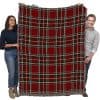 Manta de Cuadros Stewart Royal Tartan de Pure Country