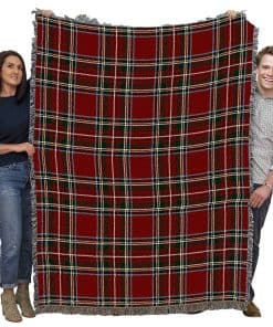 Manta de Cuadros Stewart Royal Tartan de Pure Country