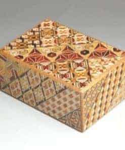 Caja de Rompecabezas Japonés Yosegi 4-Sol 14 Movimientos