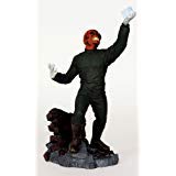 Estátua de Cráneo Rojo de Resina por Diamond Select