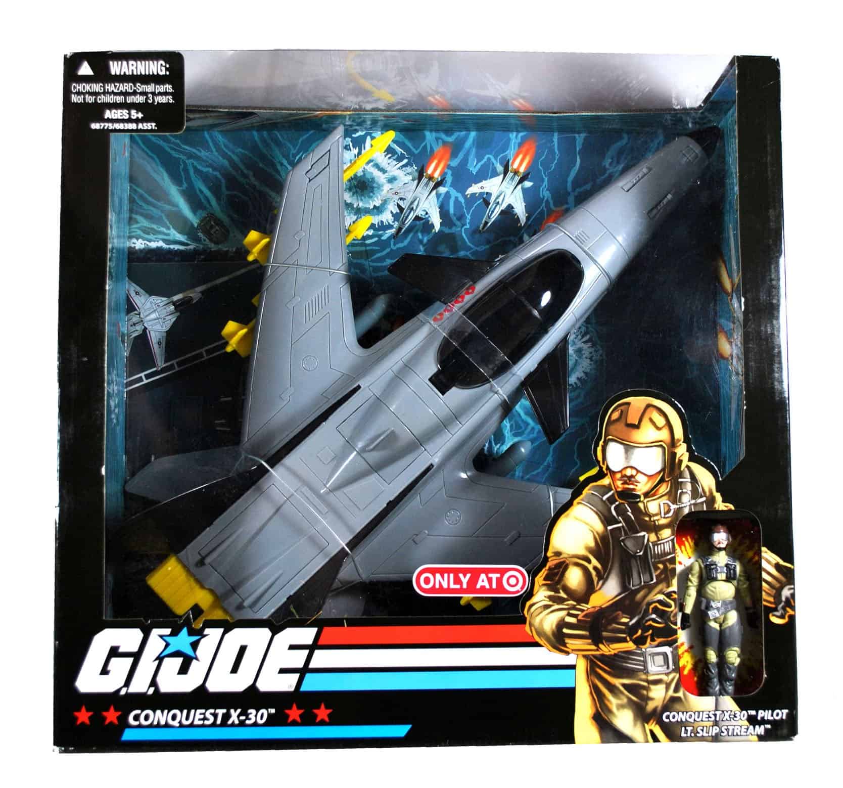 Vehículo Exclusivo de G.I. JOE Conquest X-30 con Teniente