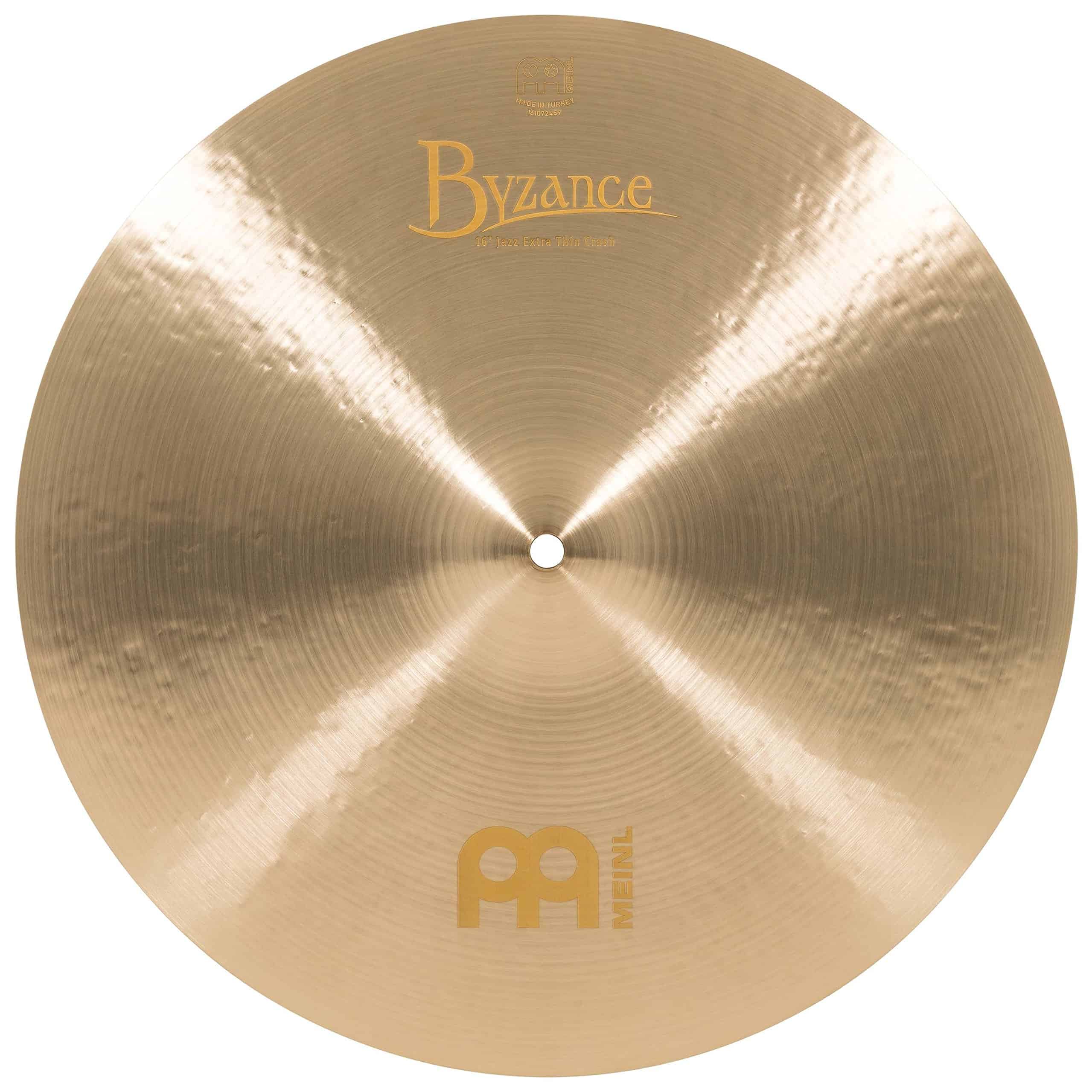 Meinl Cymbals Byzance 16" Jazz Extra Thin Crash - Hecho en