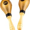 Meinl Percusión MSM4 Maracas Jumbo de Piel Cruda Natural