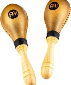 Meinl Percusión MSM4 Maracas Jumbo de Piel Cruda Natural