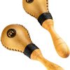 Meinl Percussion MSM2 Maracas de Piel Cruda Natural