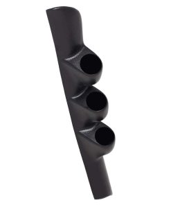 Soporte para 3 Medidores en Pilar Triple Negro de GlowShift