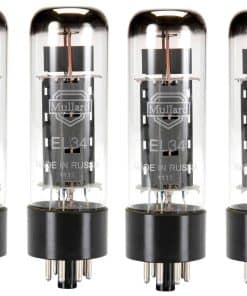 Mullard EL34 Power Vacuum Tube, Quad de Platino Emparejado