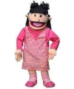 Puppet profesional de 30" Susie, Niña Durazno, con Patas