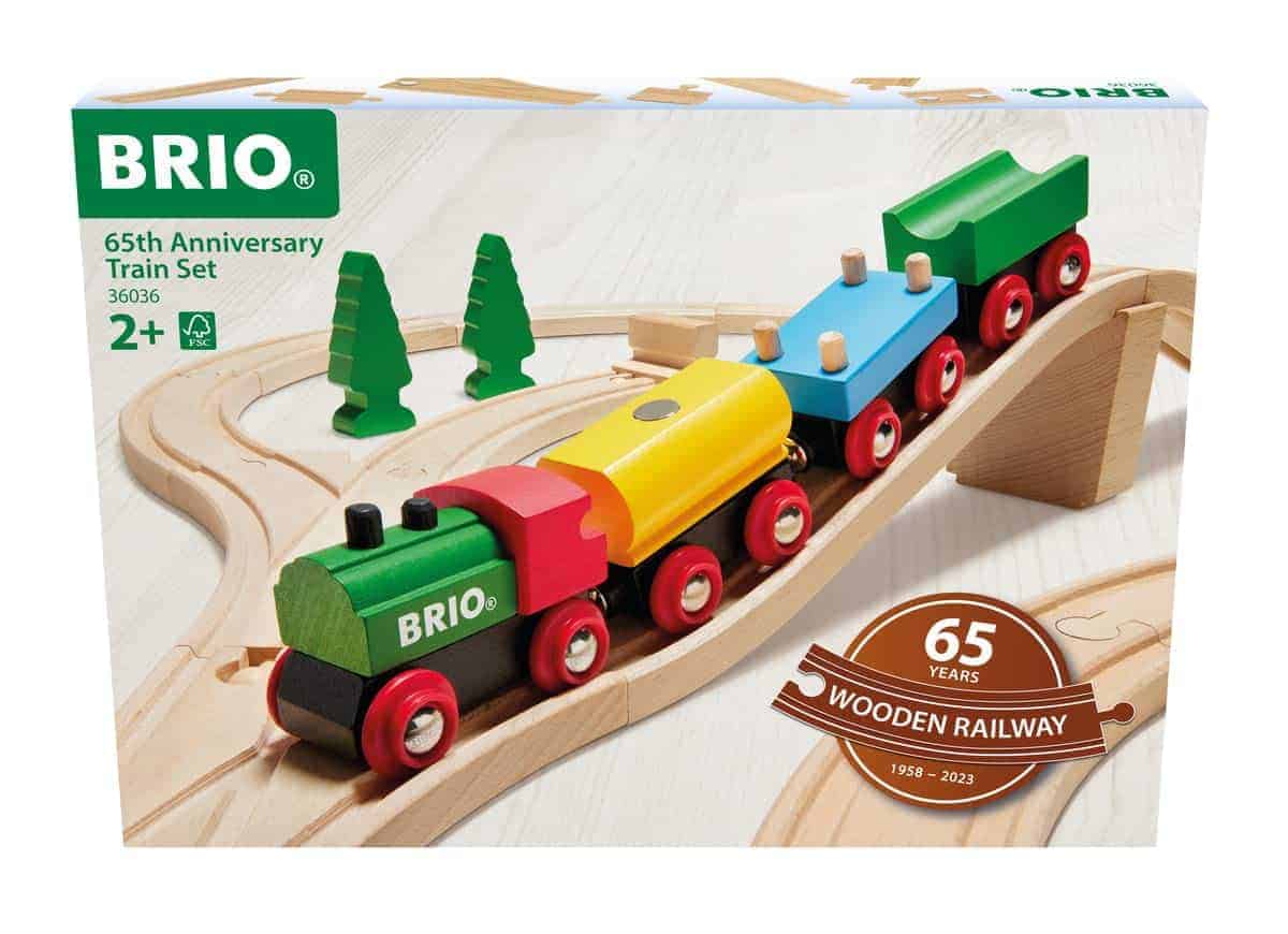 BRIO Classic - 65th Anniversary Wooden Train Set | 32