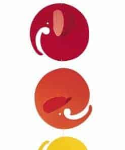 Móvil de Elefantes Rollephants de Flensted Mobiles para