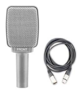 Micrófono de Tambor Sennheiser e609 Plata + XLR Gratis