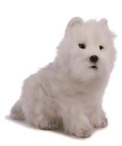 Hansa - Peluche de 10" perro Westie Highland Terrier