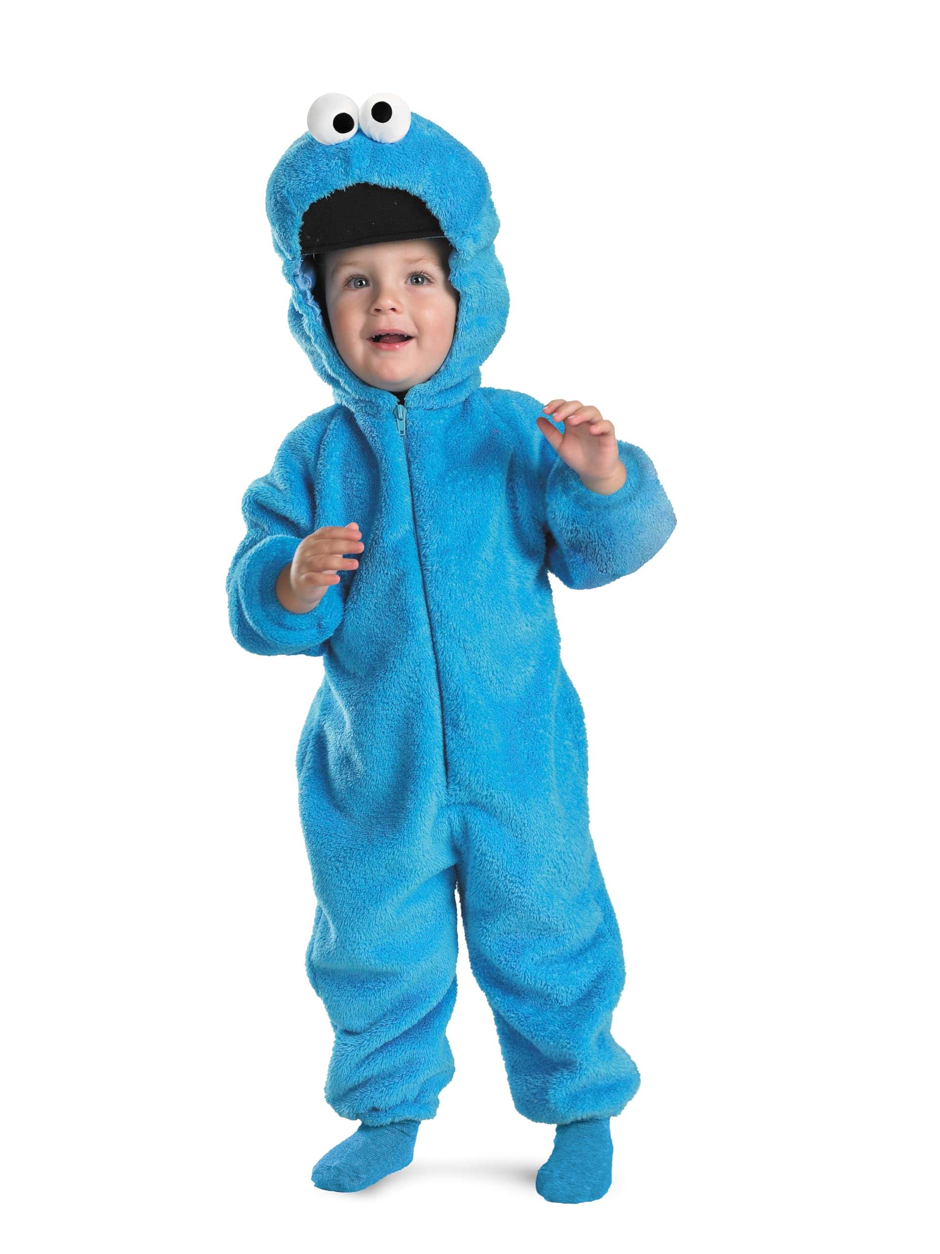 Disfraz de Cookie Monster de Lujo - Talla: Niño L (4-6)
