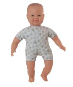 Muñeca de bebé de cuerpo suave Miniland de 15.75'',