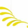 Móvil Colgante Rítmico Flowing Amarillo - 18 Pulgadas -