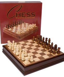 Juego de Ajedrez Catherine de Tablero de Madera Incrustado