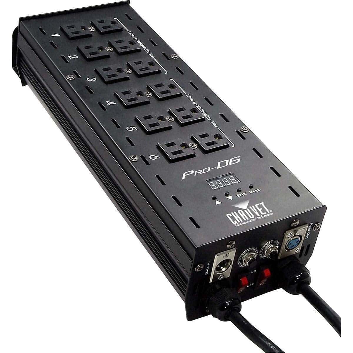 CHAUVET DJ Pro-D6 DMX-512 Dimmer/Switch Pack (6-Channel) |