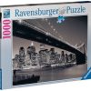 Rompecabezas Manhattan y Puente de Brooklyn - 1000 Piezas
