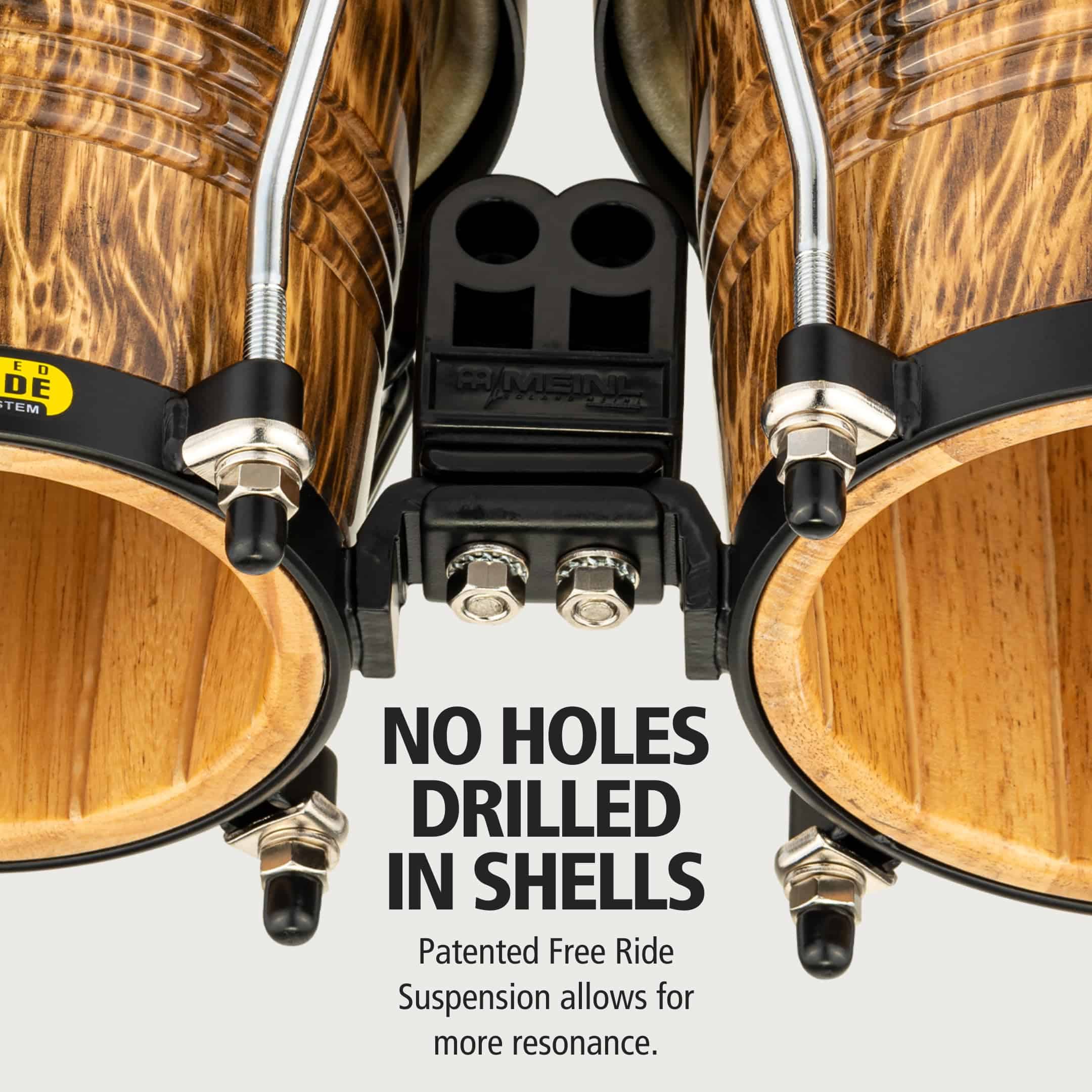 Meinl Percusión Bongós Set de Tambores Manuales 6.75" y 8" - Imagen 6