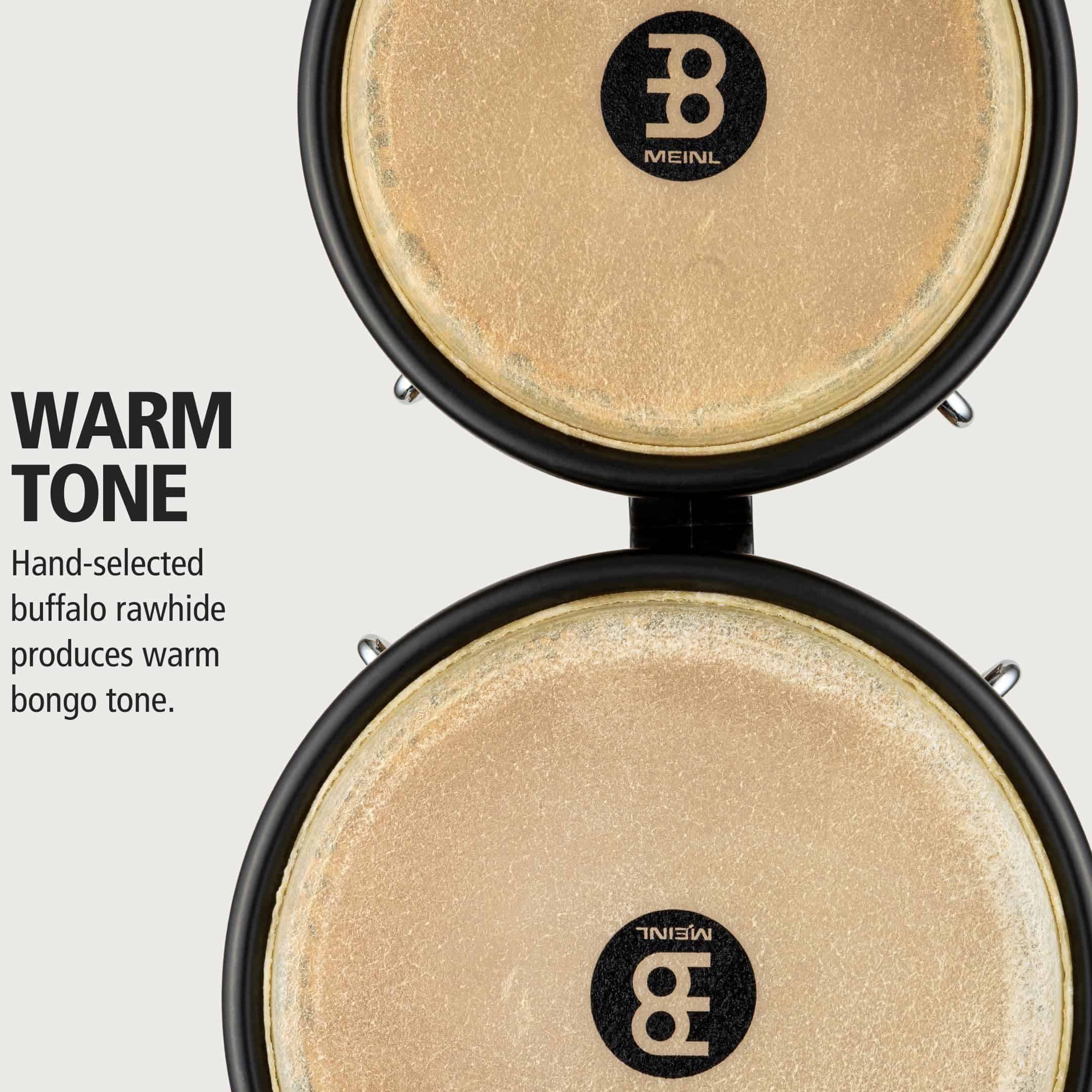 Meinl Percusión Bongós Set de Tambores Manuales 6.75" y 8" - Imagen 4