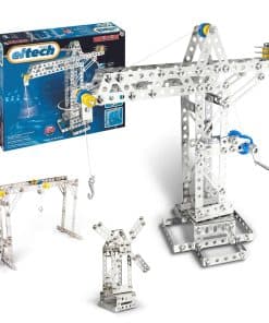 Set de Construcción de Grúa y Molino Eitech y Juguete