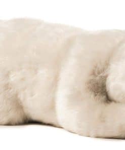Peluche de Oso Polar Bebé Durmiente Hansa, Grande