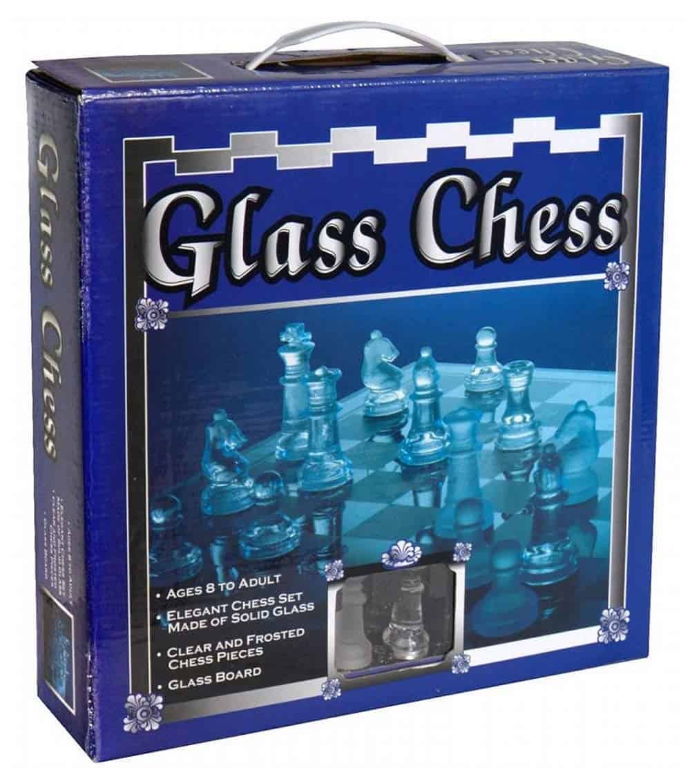 Set de Ajedrez de Vidrio de 33 Piezas