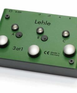 Conmutador de instrumentos estéreo Lehle 3 en 1