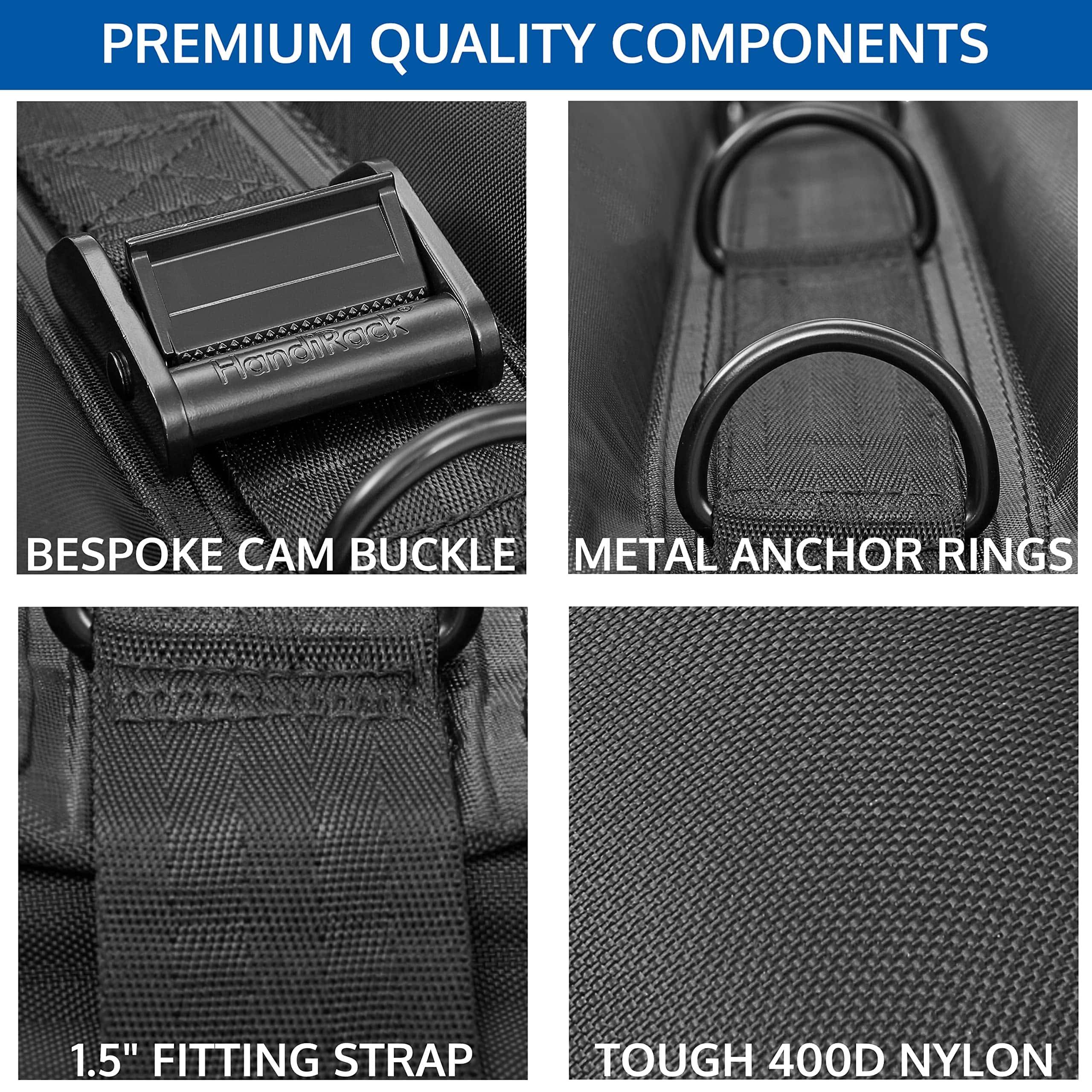 Barras de Techo Inflables Universales Suaves (Par); Correas - Imagen 9