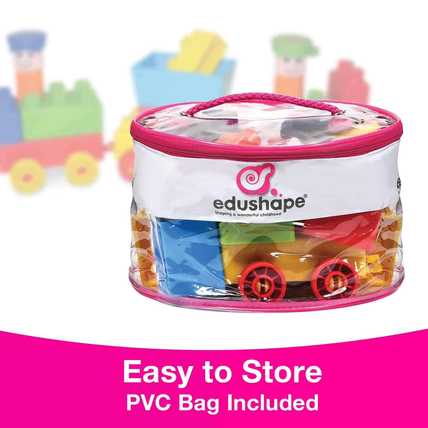 Bloques suaves con temática de tren de Edushape para niños - Imagen 4