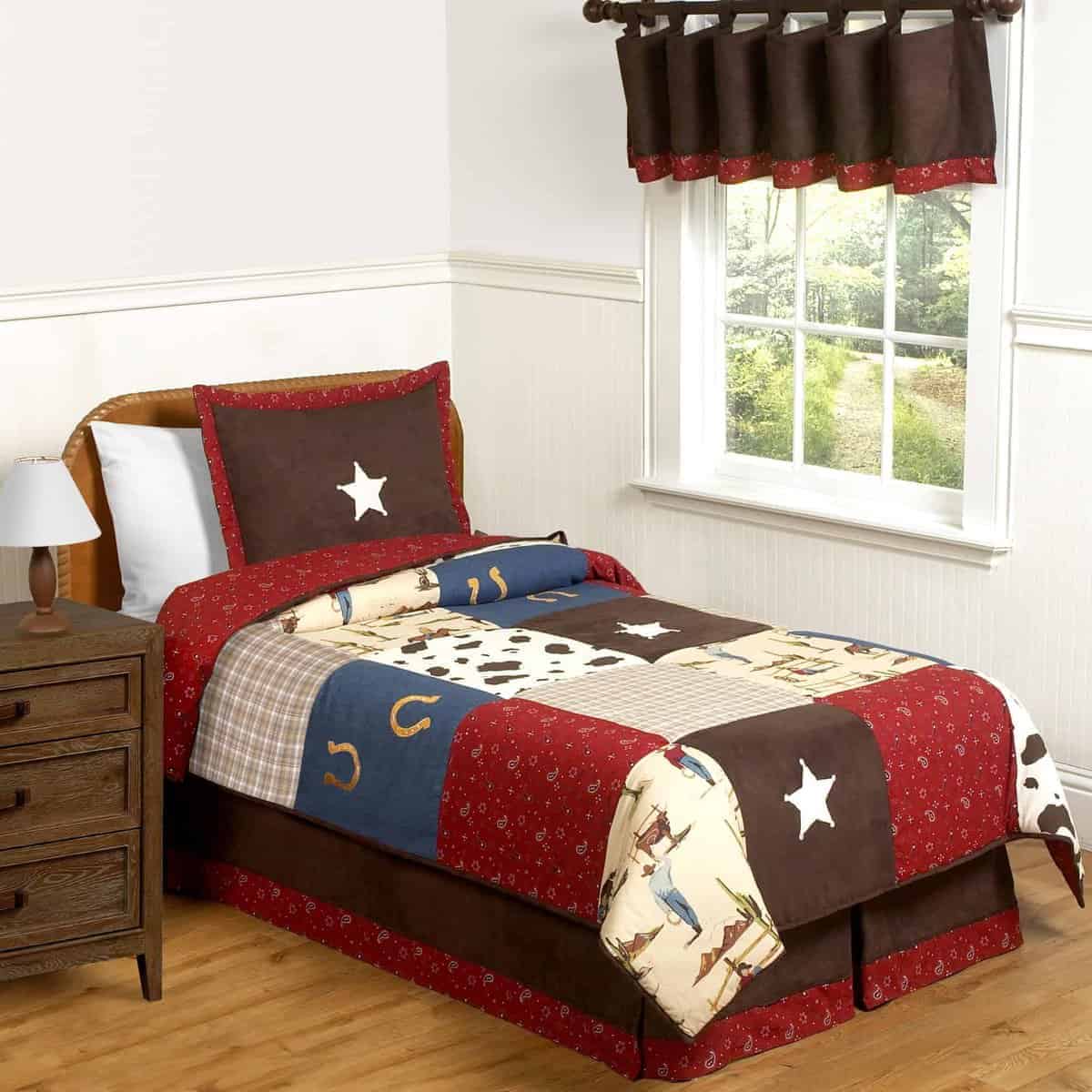 Set de ropa de cama Sweet Jojo Designs Wild West Cowboy - Imagen 3